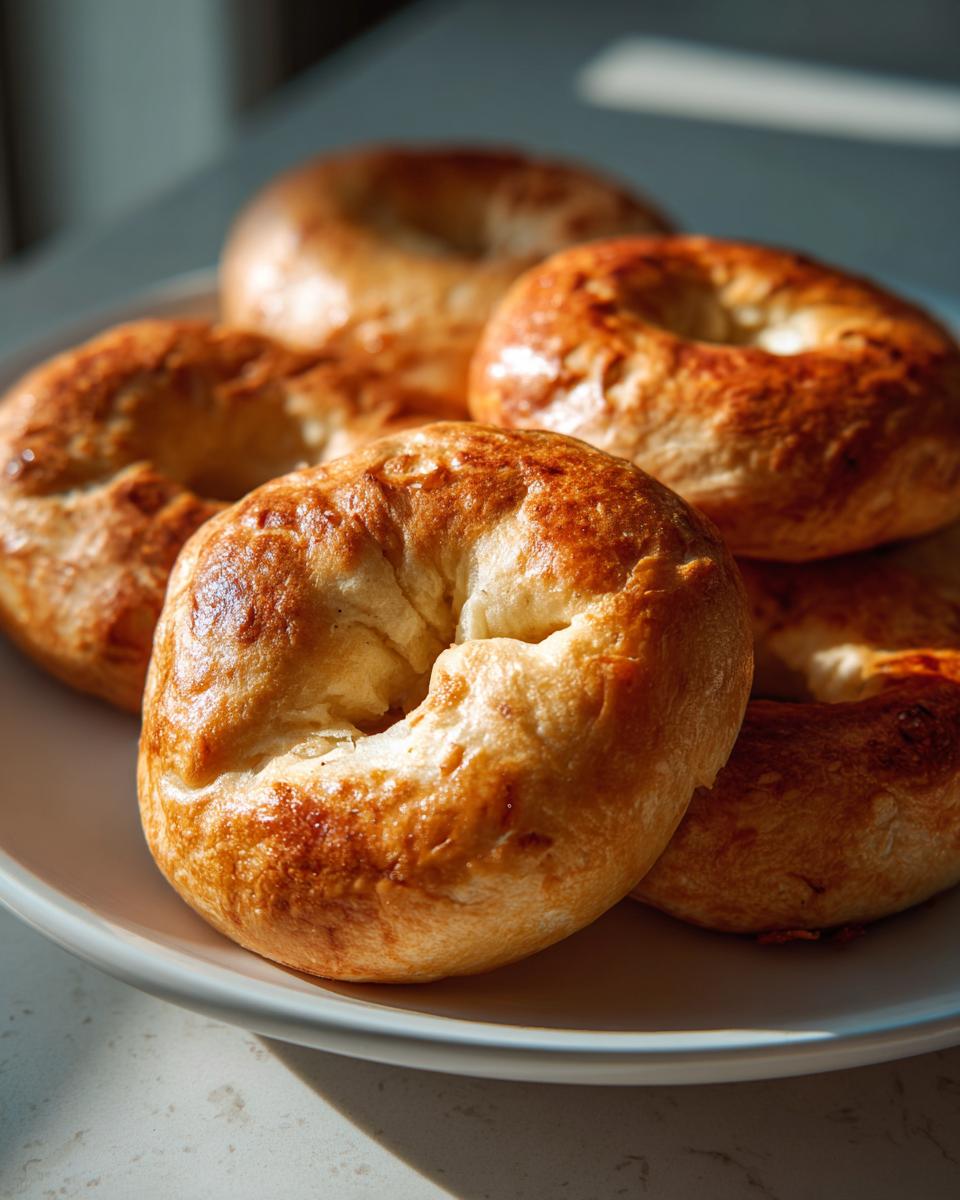 3 Ingredient Air Fryer Bagels - with gluten free option - detail 1