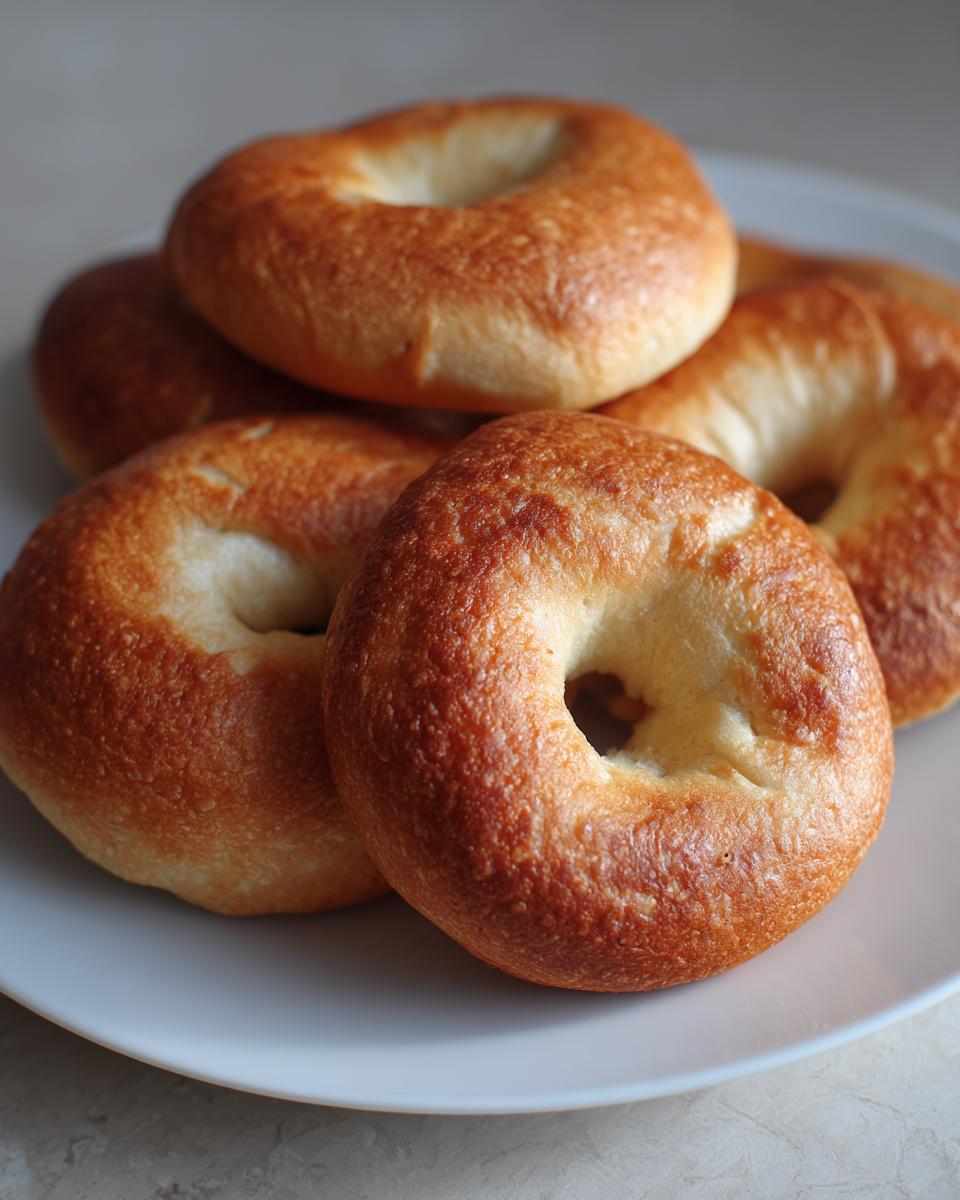 3 Ingredient Air Fryer Bagels - with gluten free option - detail 2