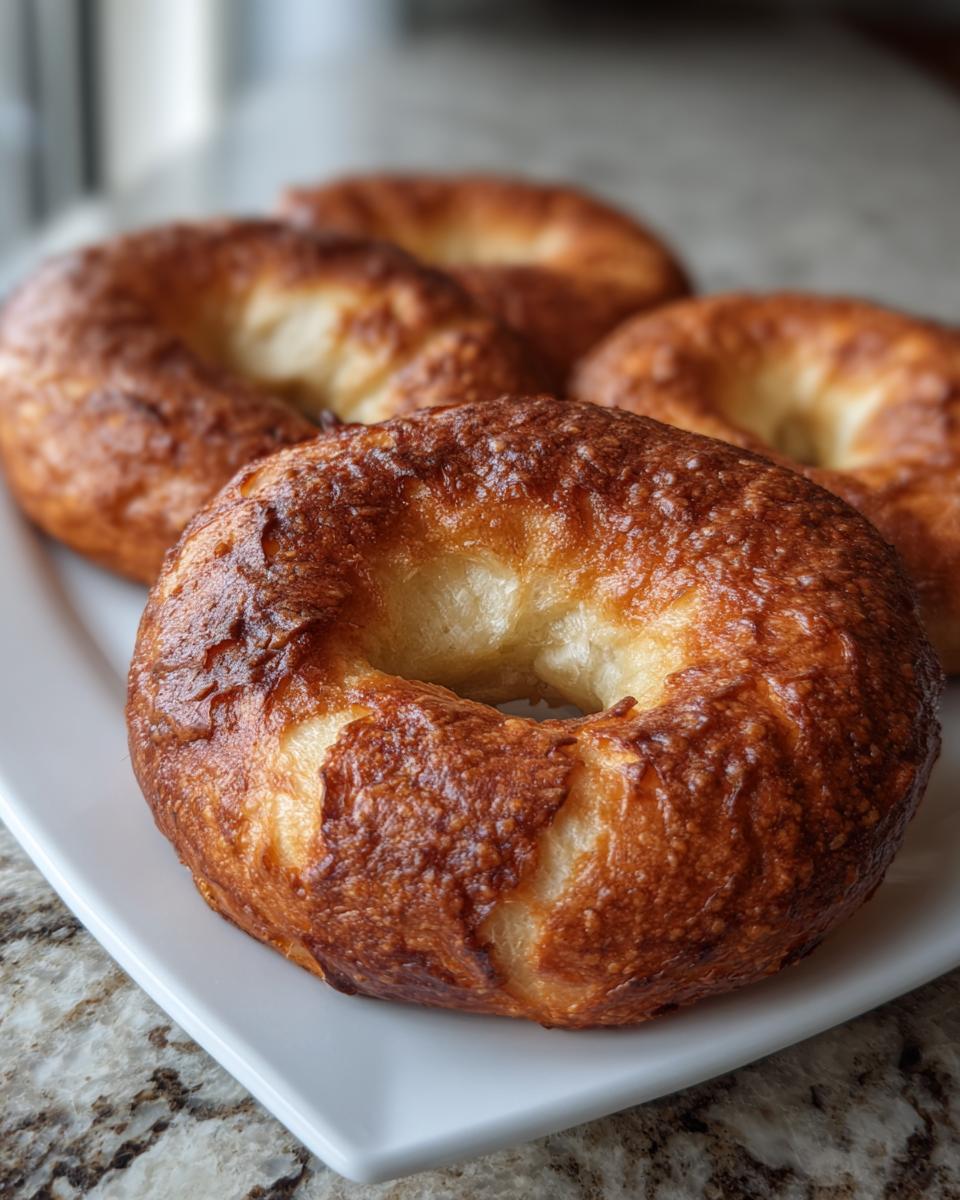 3 Ingredient Air Fryer Bagels - with gluten free option - detail 3