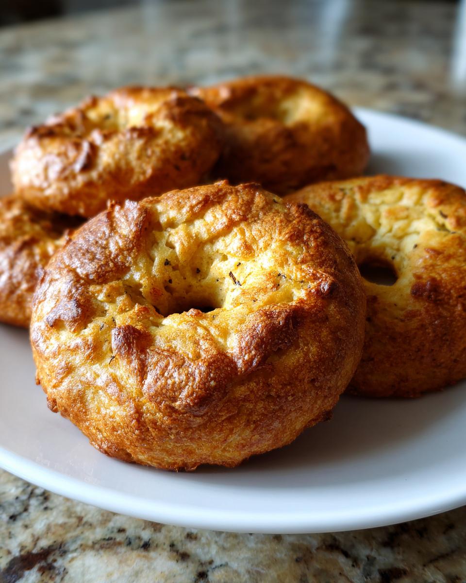 3 Ingredient Air Fryer Bagels - with gluten free option - detail 4