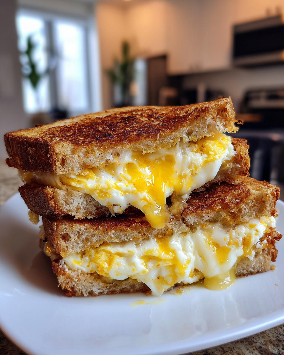 Air Fryer Egg and Cheese Toast - detail 2