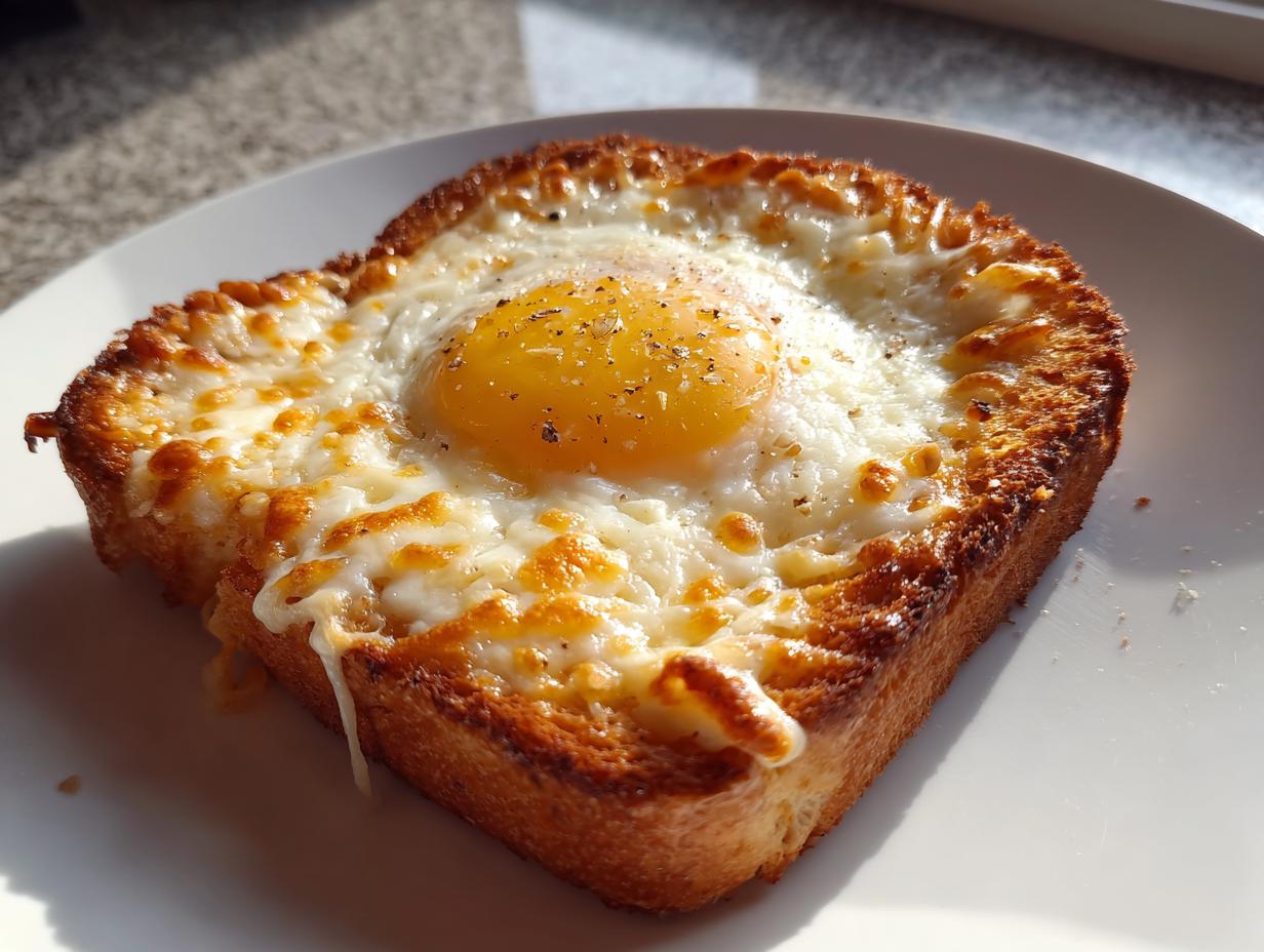 10-Minute Air Fryer Egg and Cheese Toast – Crispy Perfection