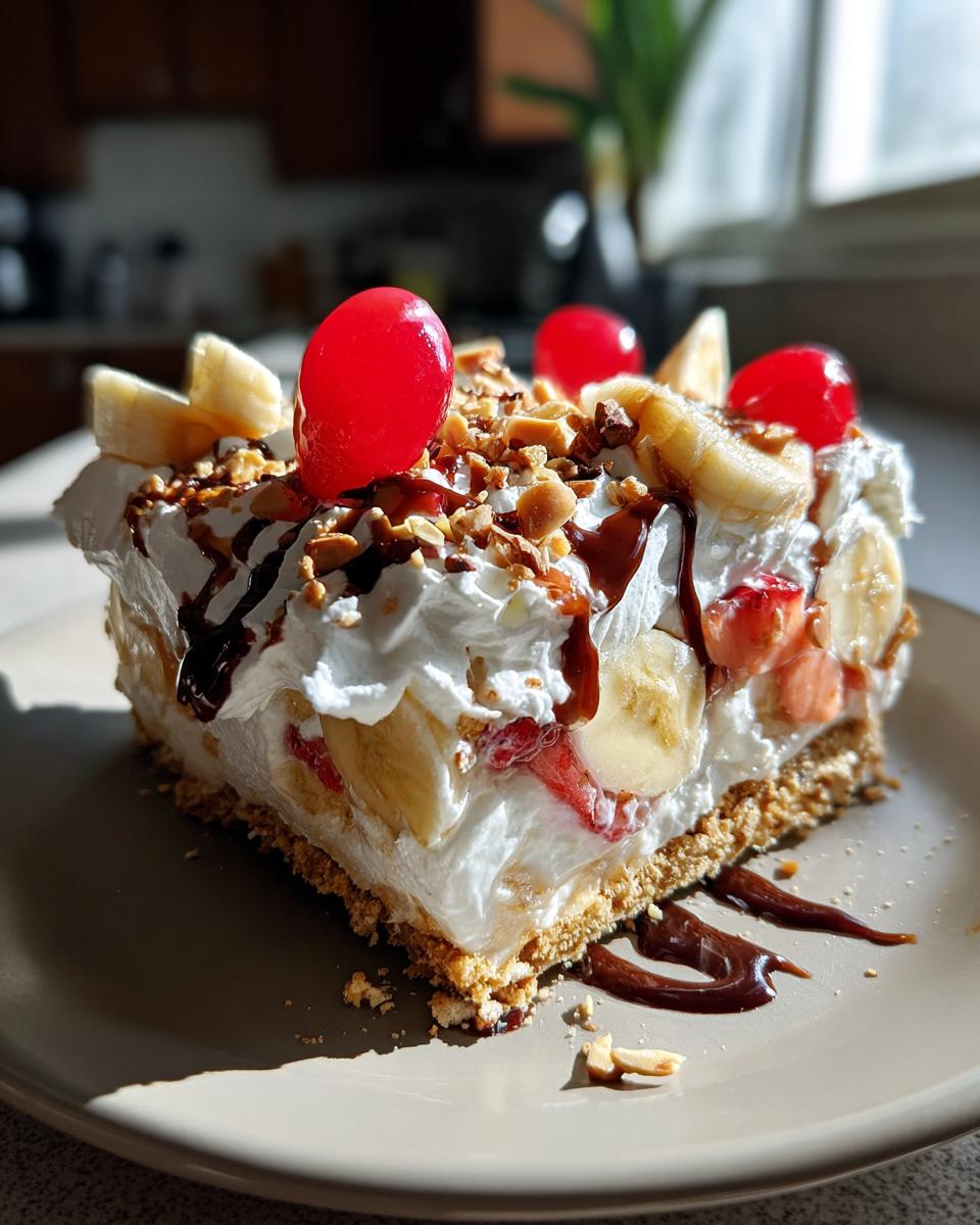 Banana Split Cake Recipe with No Cream Cheese - detail 1