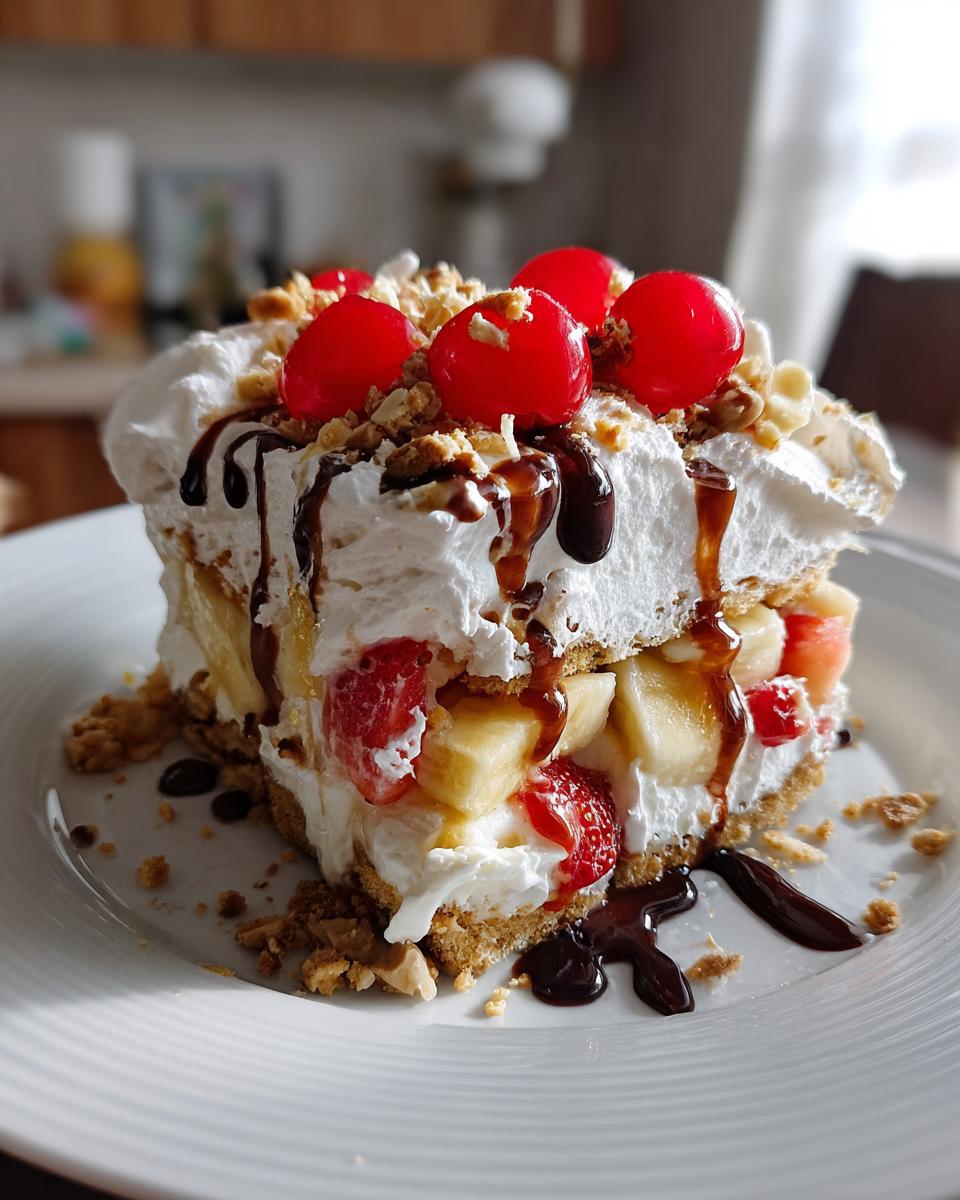 Banana Split Cake Recipe with No Cream Cheese - detail 2