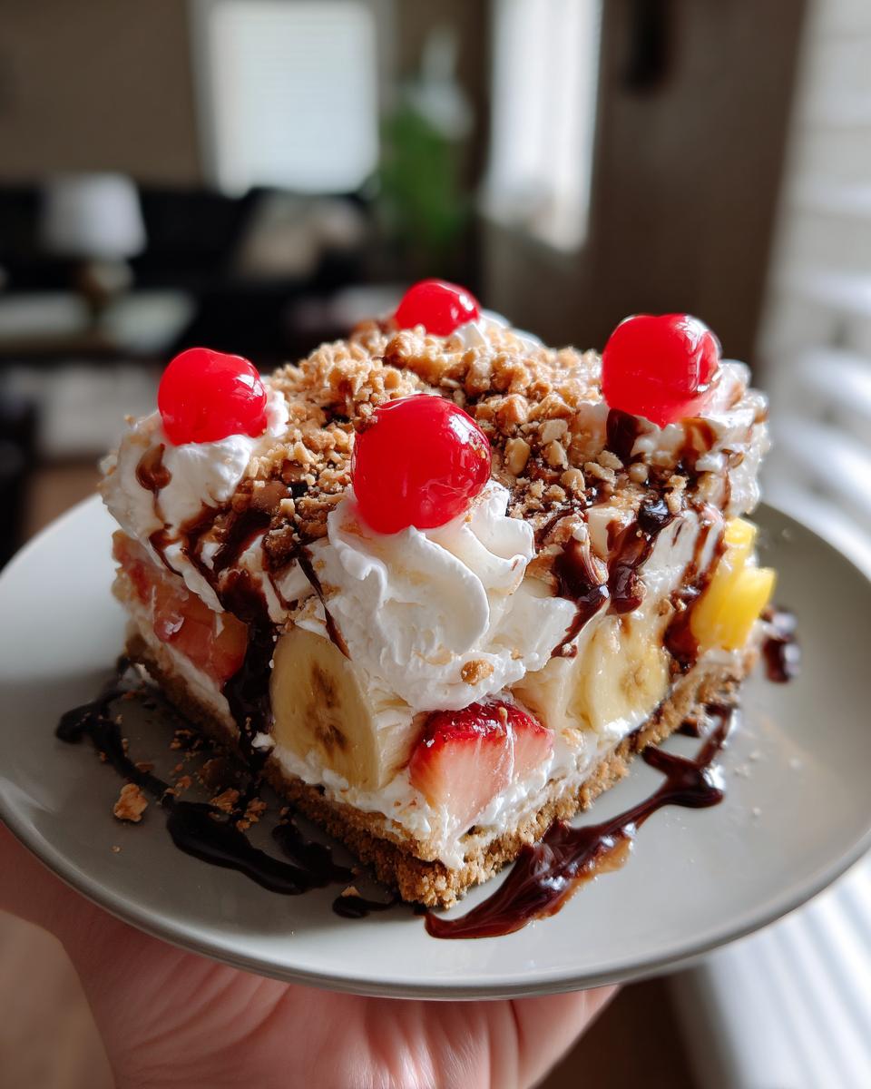 Banana Split Cake Recipe with No Cream Cheese - detail 3