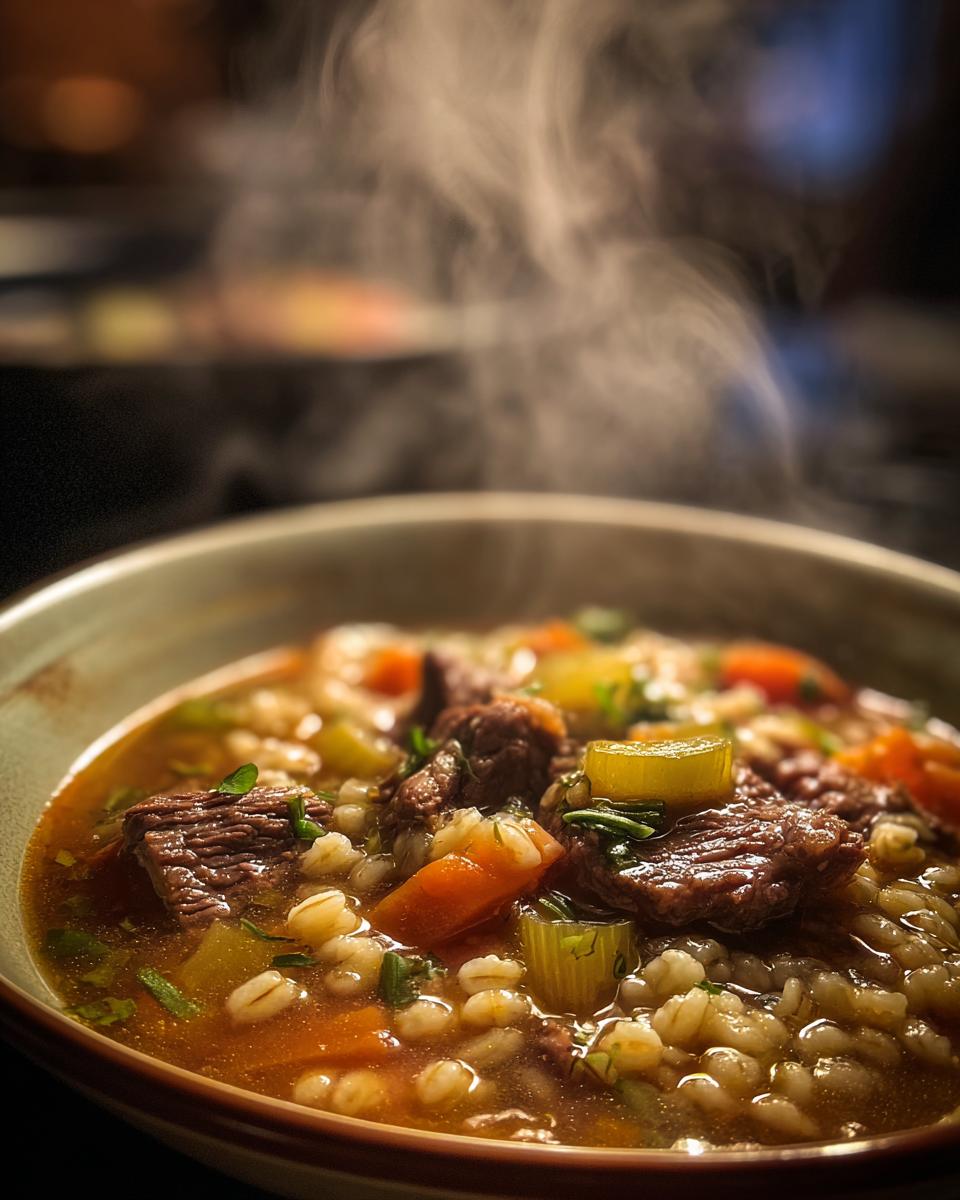 Beef Barley Soup Recipe (Hearty + Slow Cooker Friendly) - detail 1