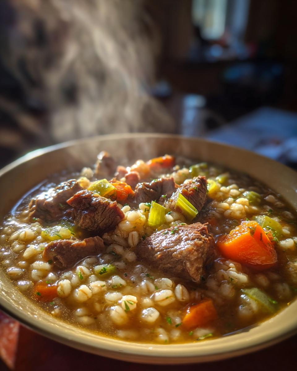 Beef Barley Soup Recipe (Hearty + Slow Cooker Friendly) - detail 2