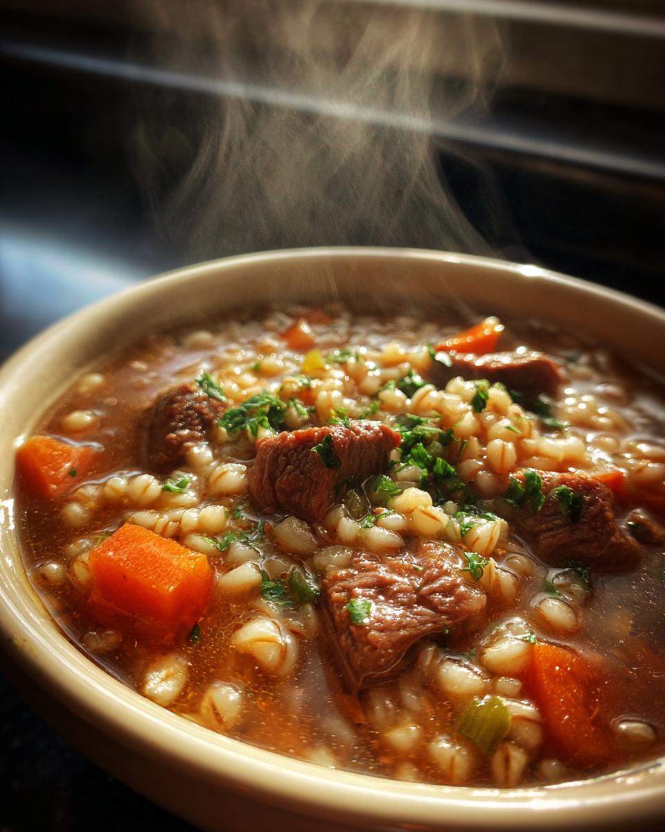 Beef Barley Soup Recipe (Hearty + Slow Cooker Friendly) - detail 3