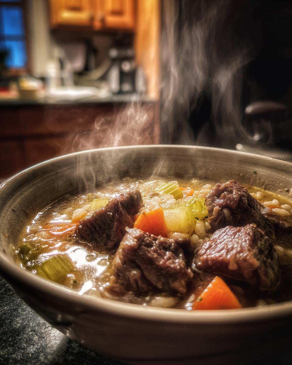 Beef Barley Soup Recipe (Hearty + Slow Cooker Friendly) - detail 4