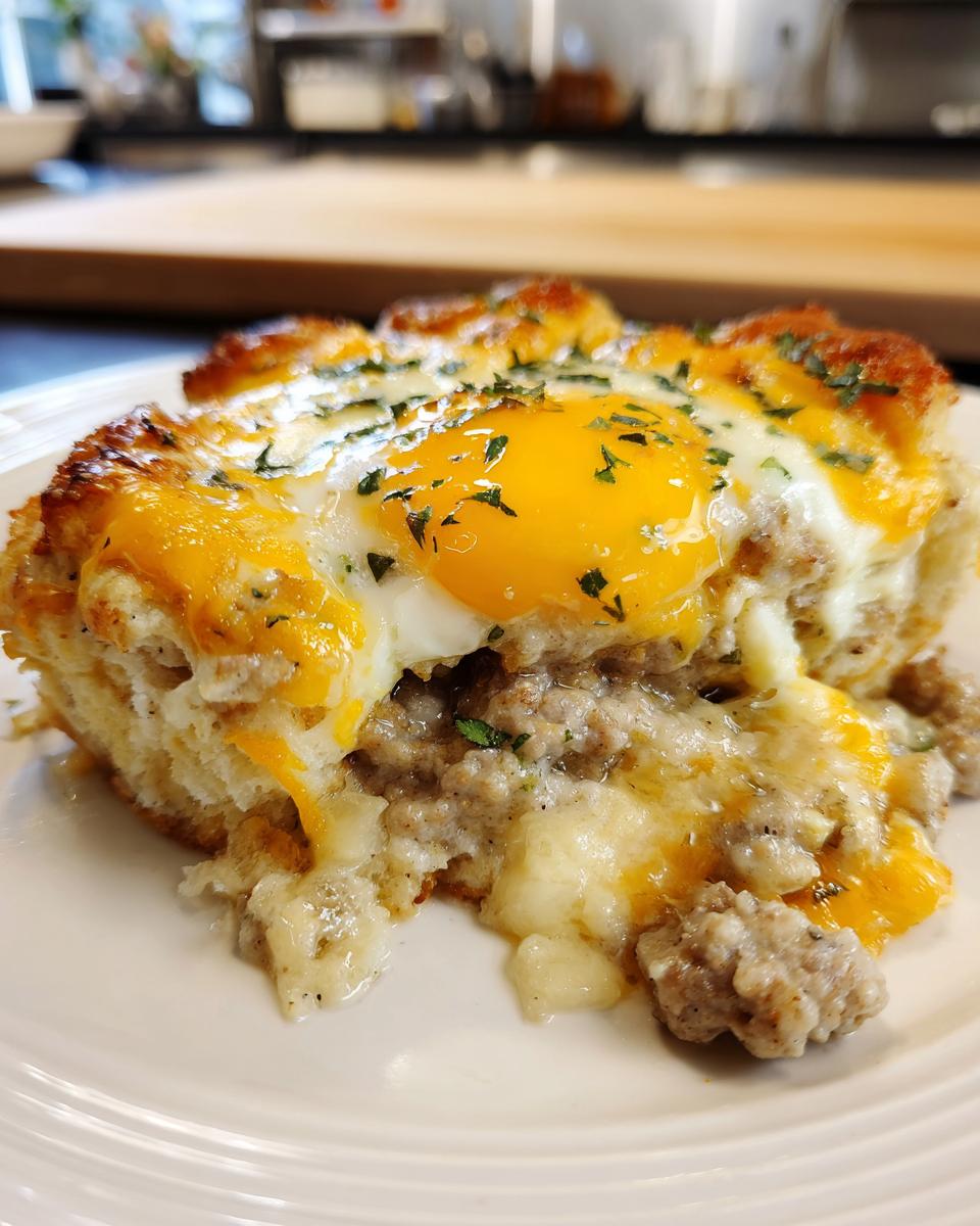 Biscuits and Gravy Breakfast Casserole - detail 3