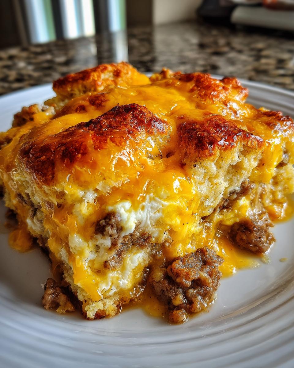 Biscuits and Gravy Breakfast Casserole - detail 4