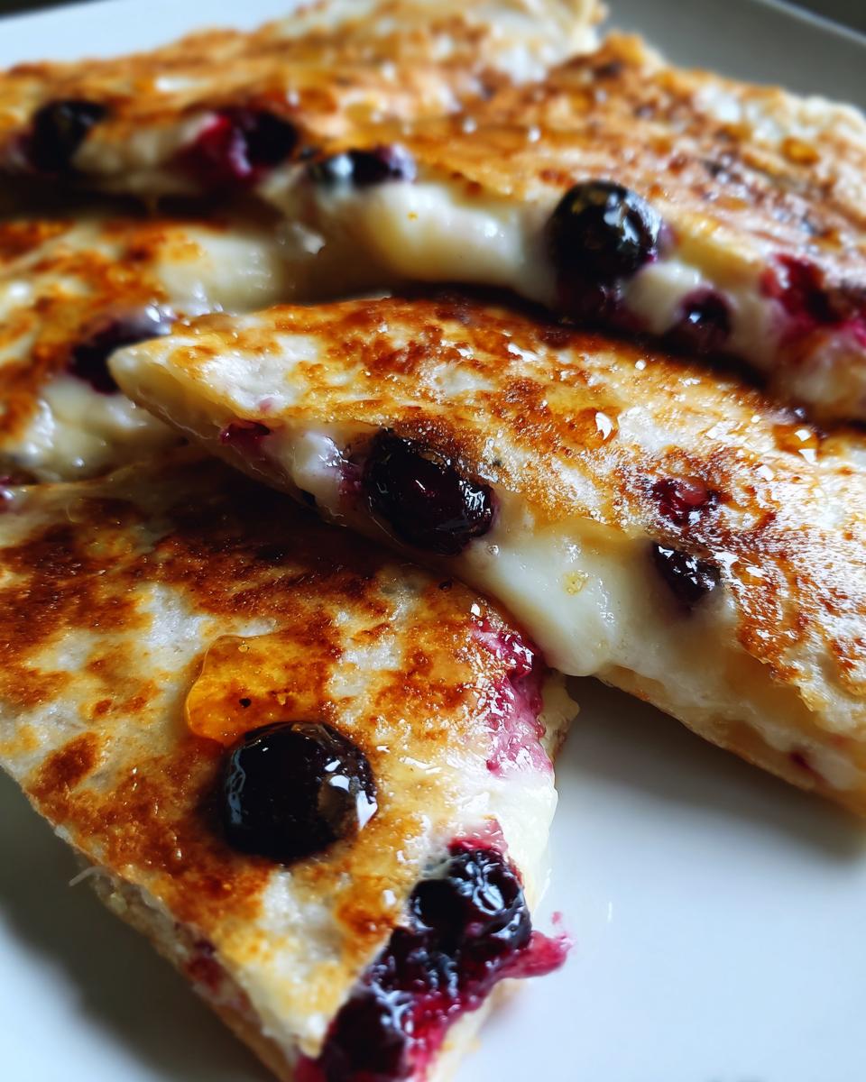 Blueberry Breakfast Quesadilla - detail 1