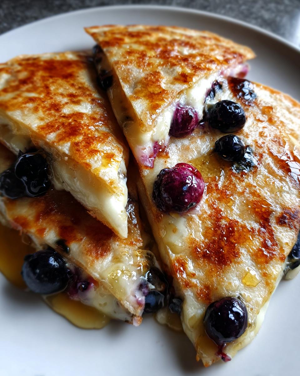 Blueberry Breakfast Quesadilla - detail 3