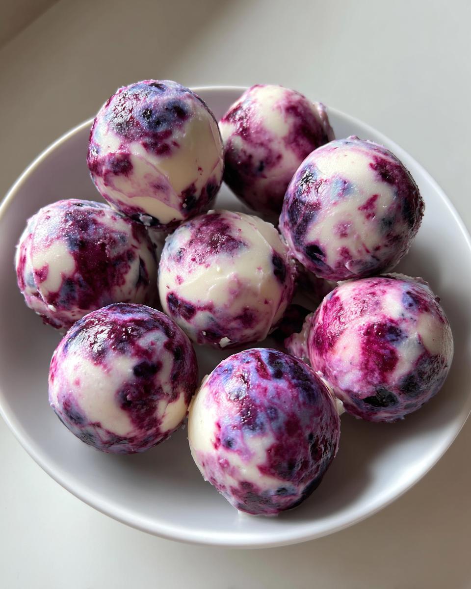 Blueberry Swirl Yogurt Bites - detail 1