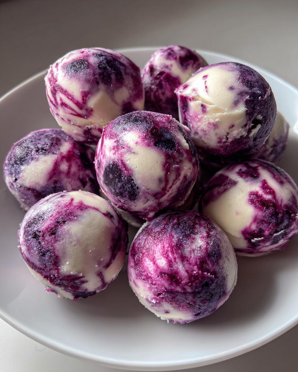 Blueberry Swirl Yogurt Bites - detail 4