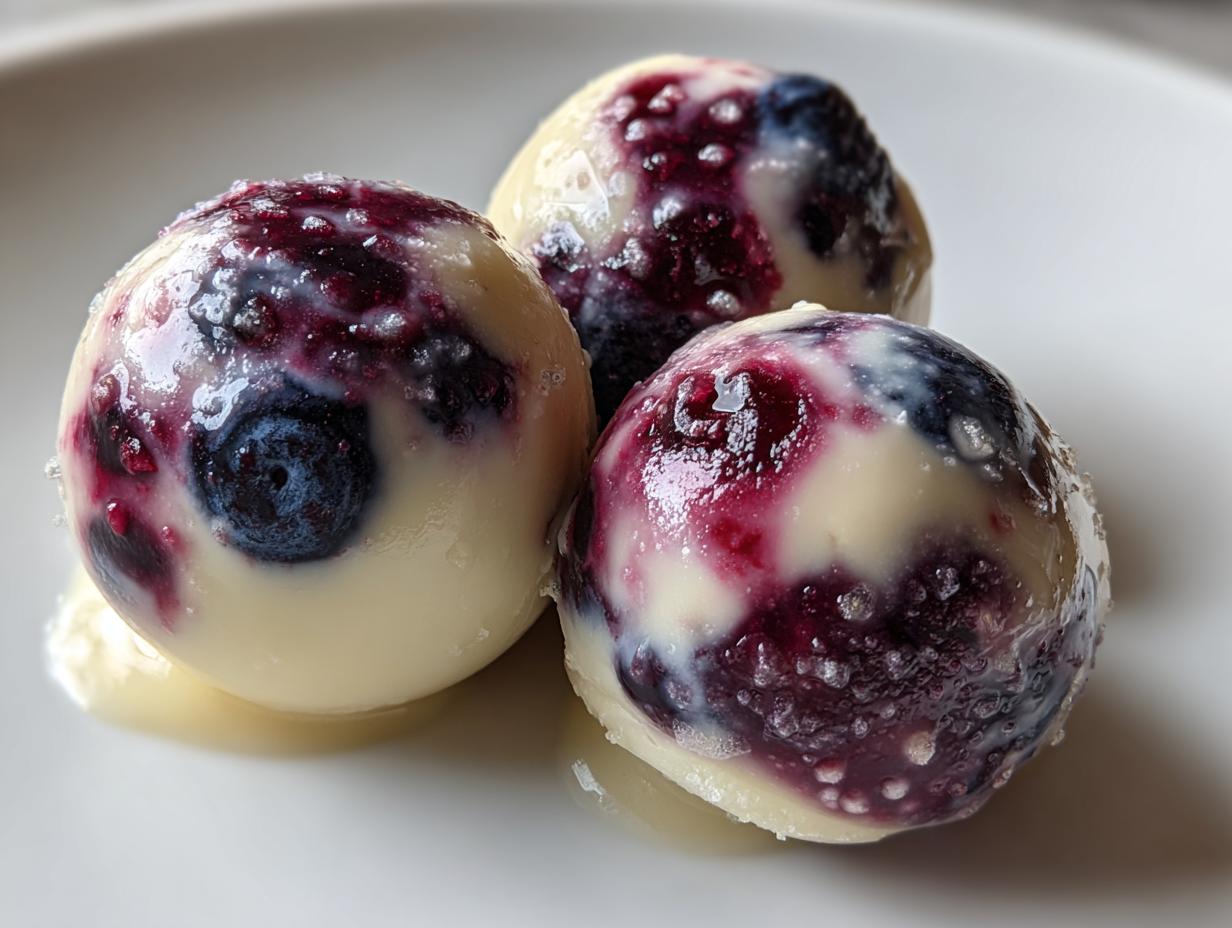 3-Ingredient Blueberry Yogurt Bites: Irresistible Healthy Treat