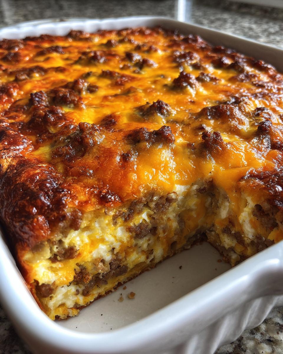 Cheesy Sausage Breakfast Casserole - detail 1