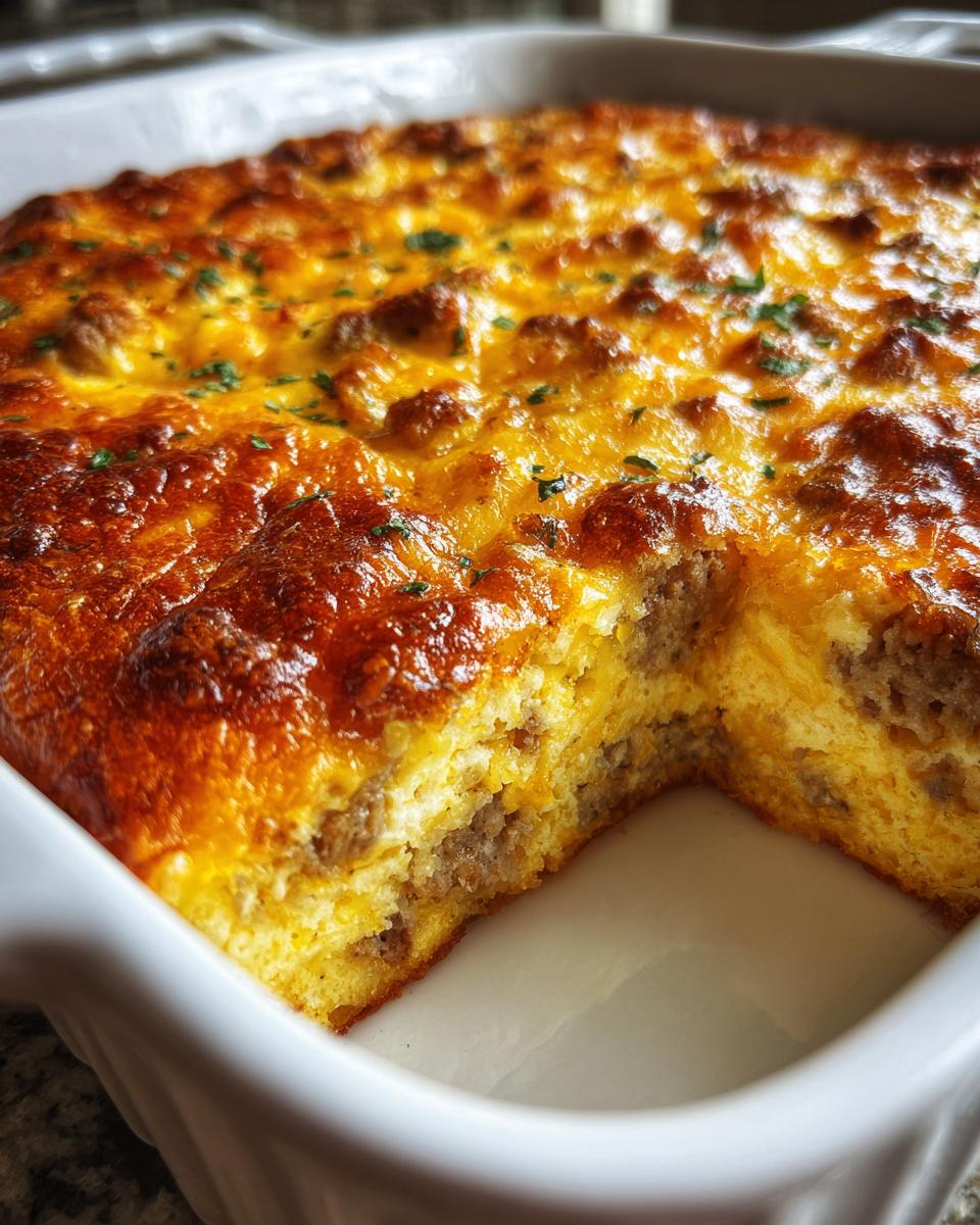 Cheesy Sausage Breakfast Casserole - detail 2