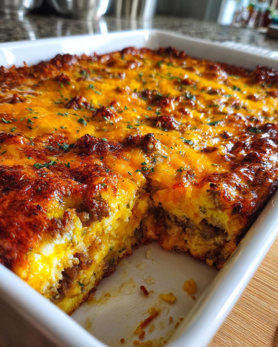 Cheesy Sausage Breakfast Casserole - detail 3