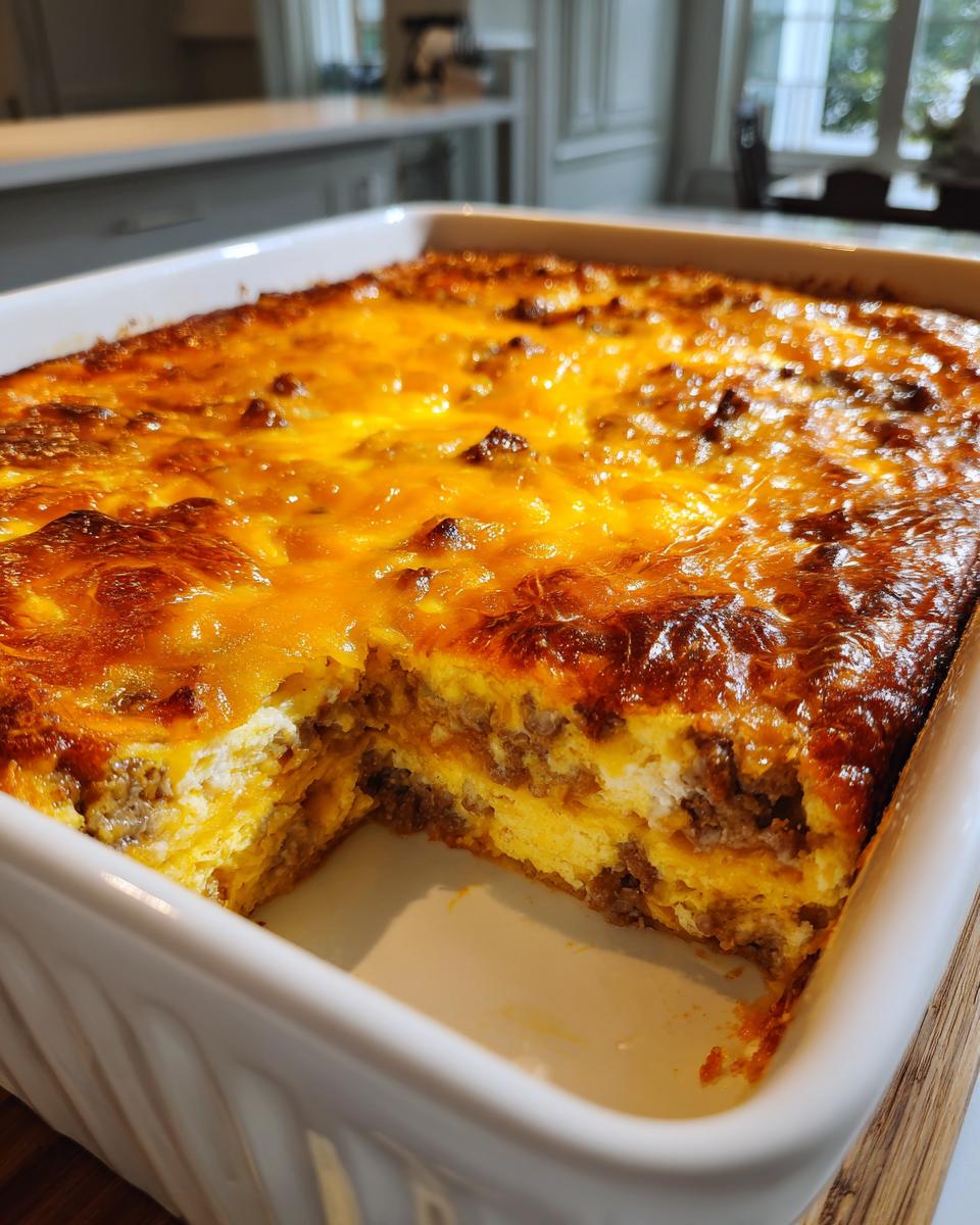 Cheesy Sausage Breakfast Casserole - detail 4
