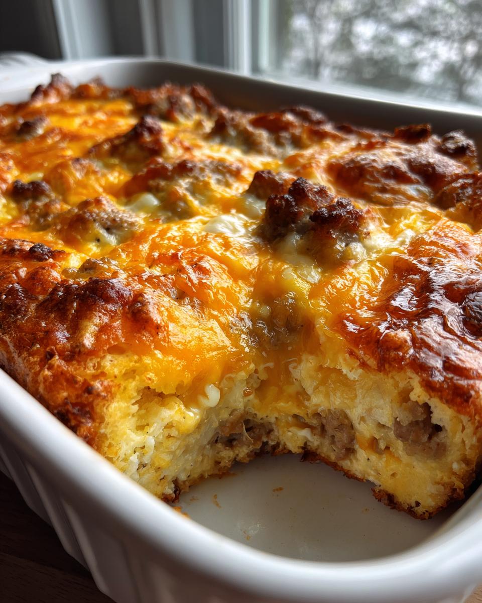 Cheesy Sausage Breakfast Casserole - detail 5
