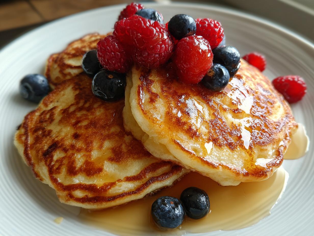 12g Protein Cottage Cheese Pancakes Recipe – Fluffy & Fast