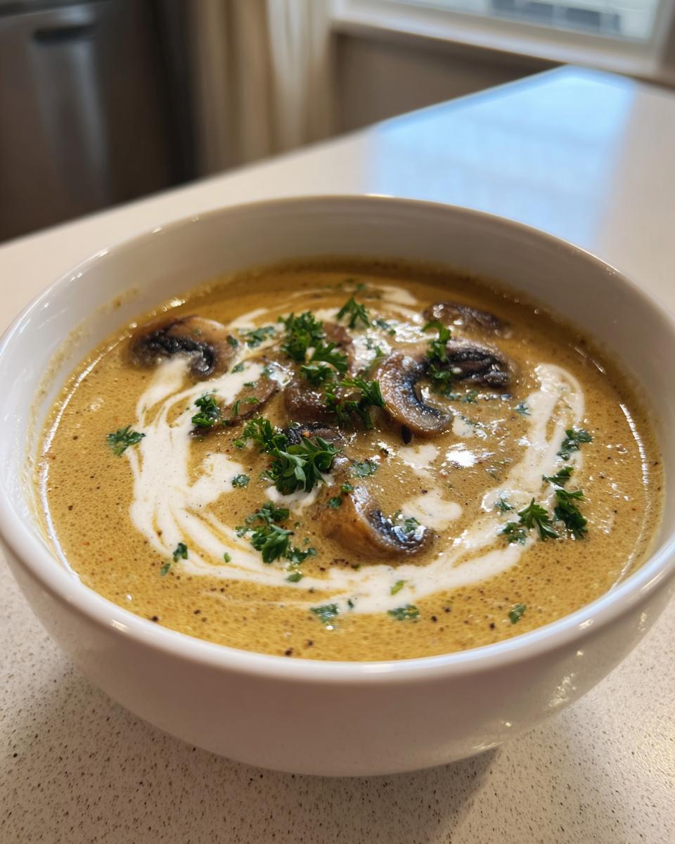 Cream of Mushroom Soup - detail 2