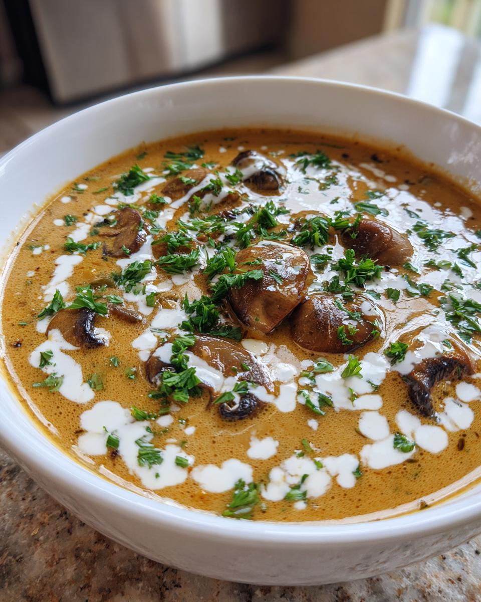 Cream of Mushroom Soup - detail 4