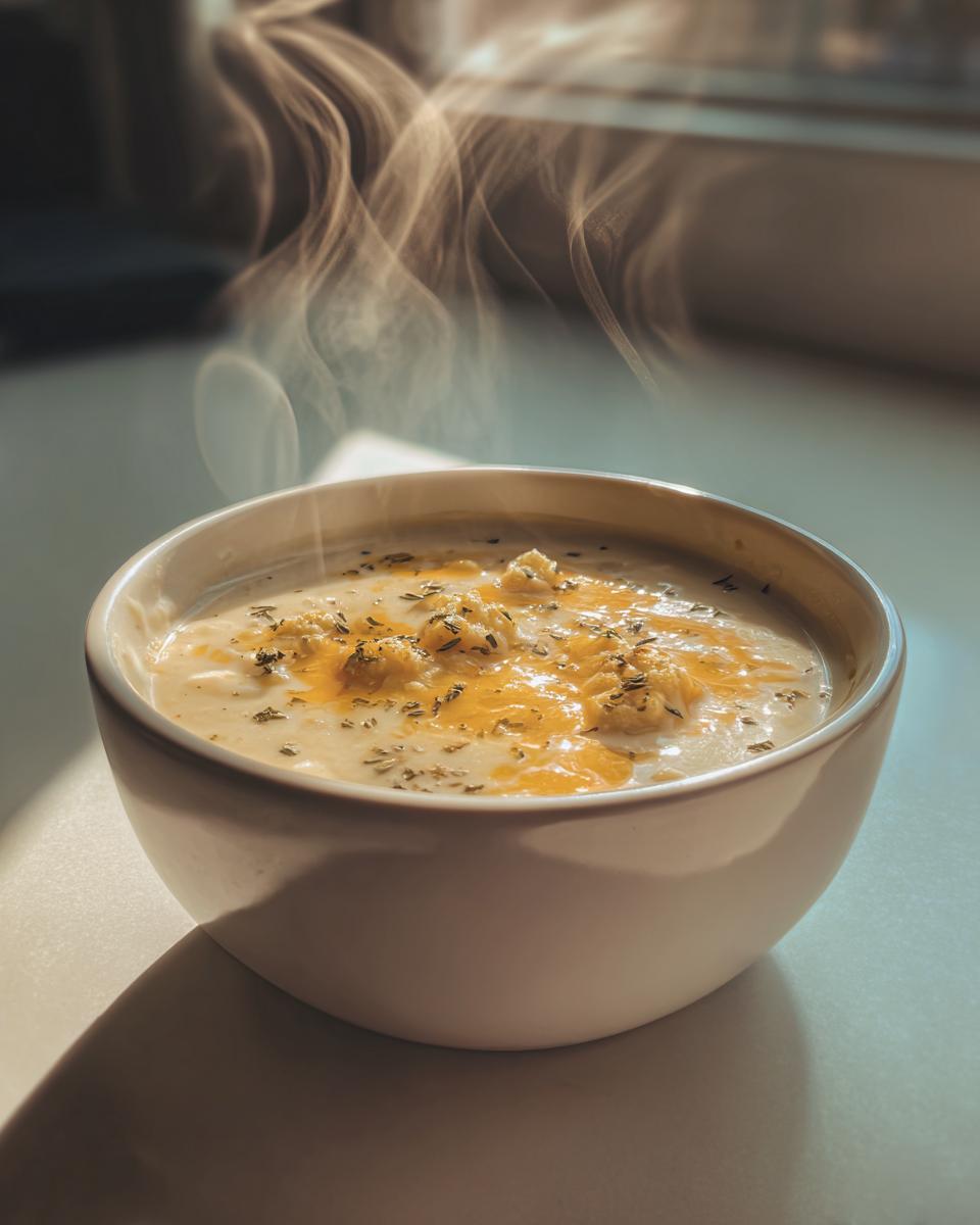 Creamy Cheddar Cauliflower Soup Recipe - detail 3