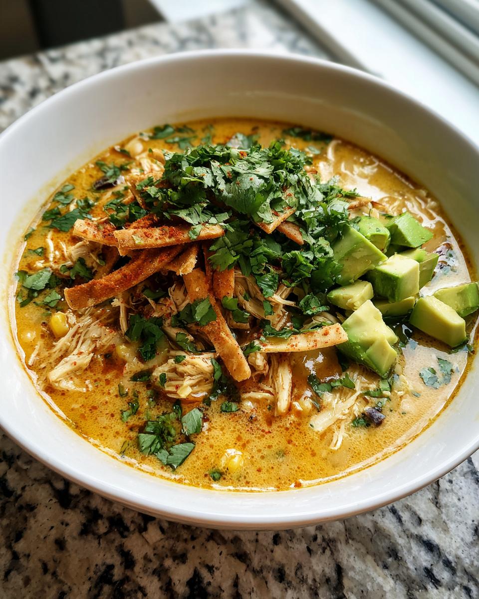 Creamy Chicken Tortilla Soup - detail 3