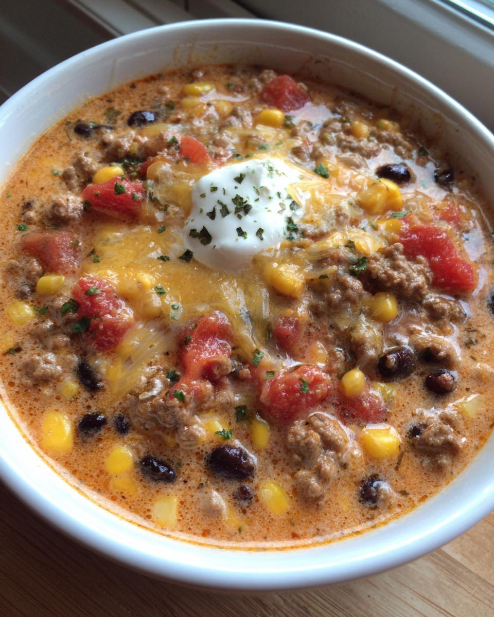 Creamy Taco Soup - detail 1