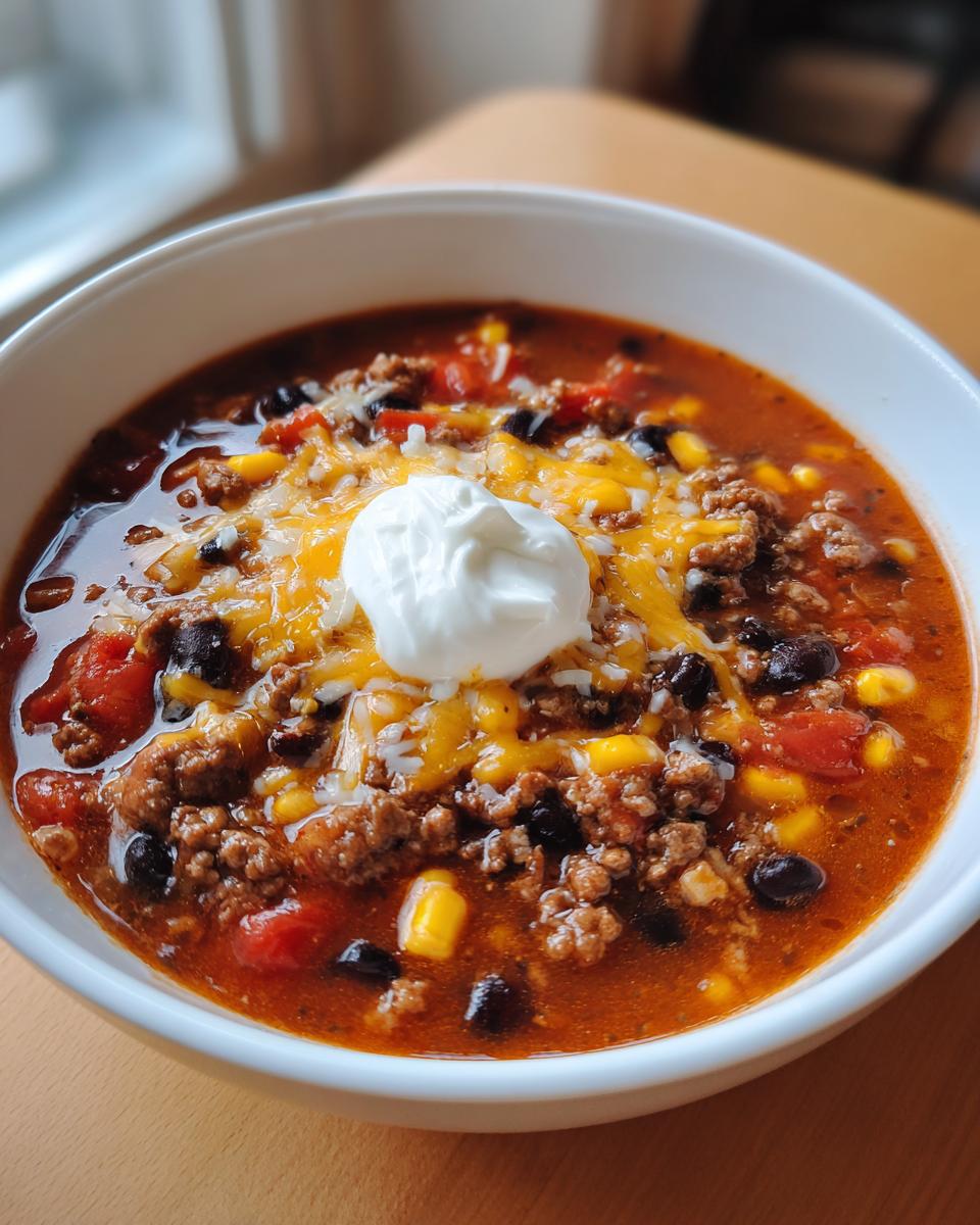 Creamy Taco Soup - detail 2
