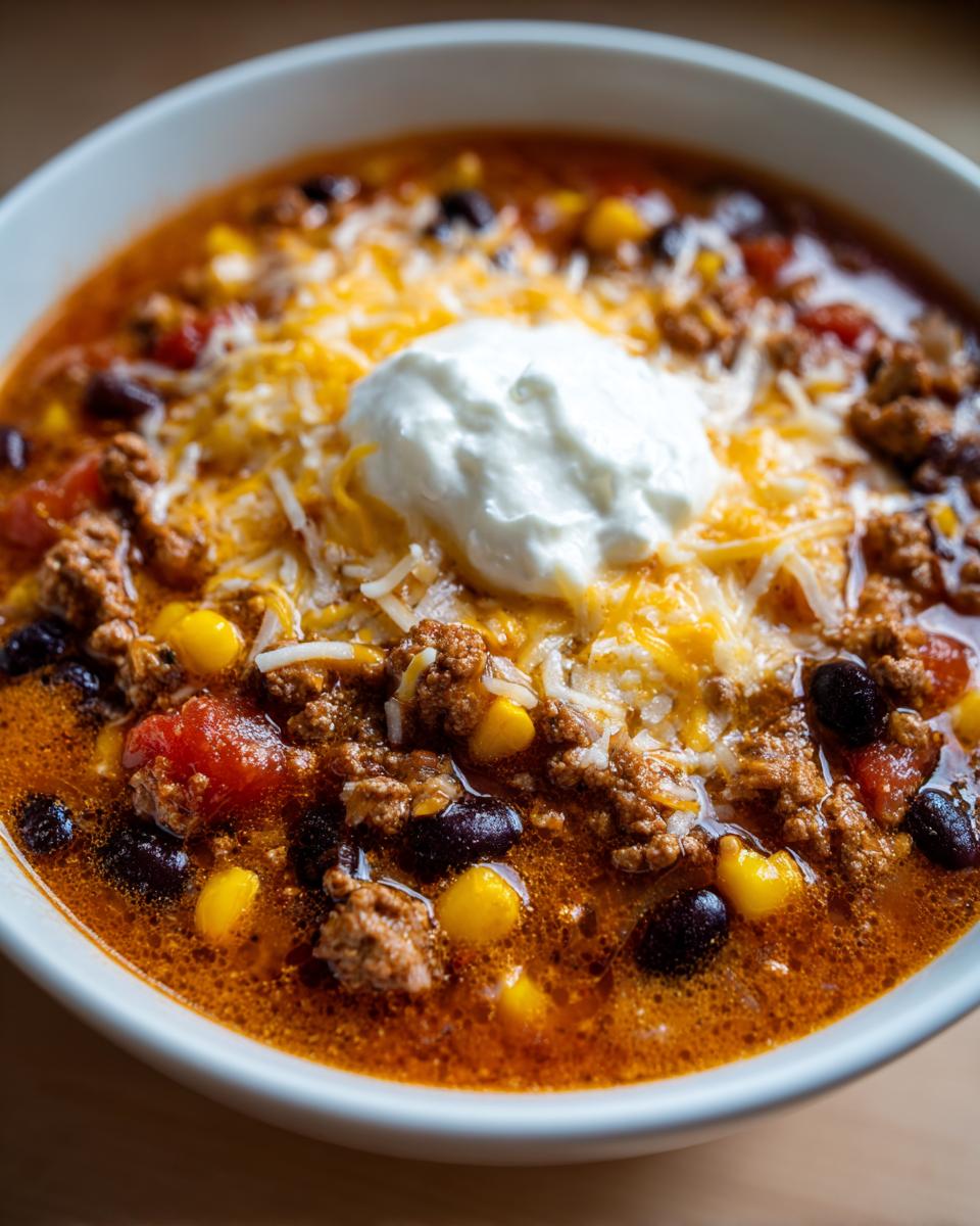 Creamy Taco Soup - detail 3