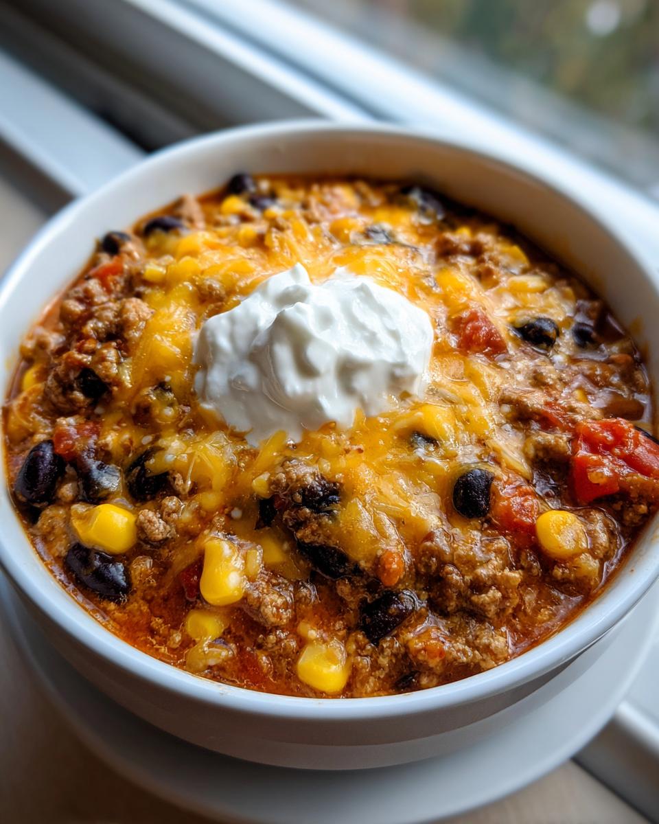 Creamy Taco Soup - detail 4