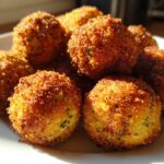 Crispy Garlic Zucchini Balls