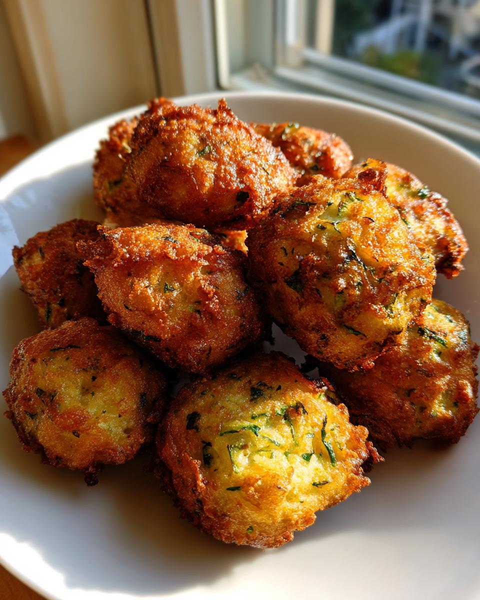 Crispy Garlic Zucchini Balls - detail 3