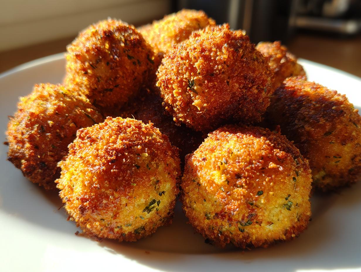 45-Minute Crispy Garlic Zucchini Balls You’ll Obsess Over