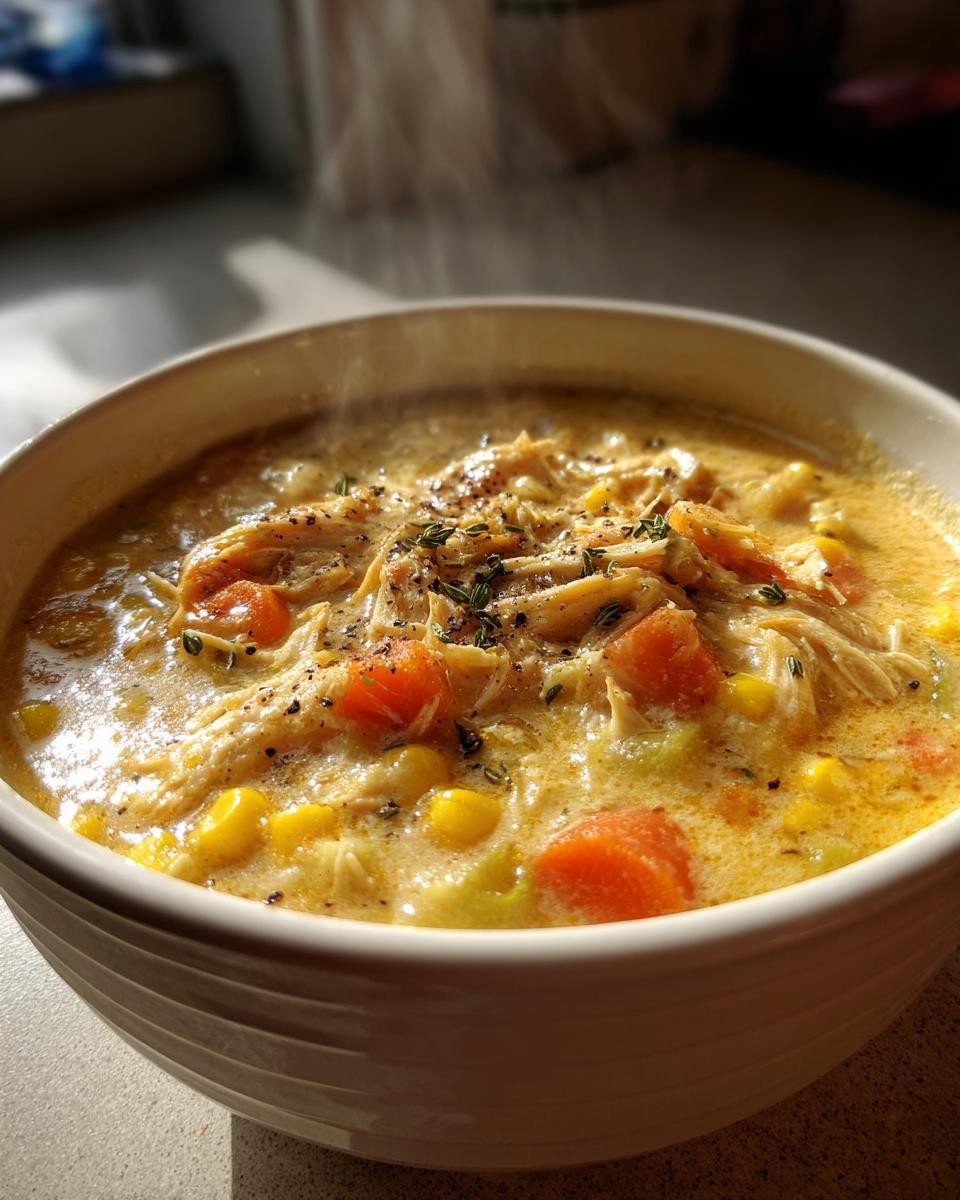 Crockpot Chicken Corn Chowder - detail 1