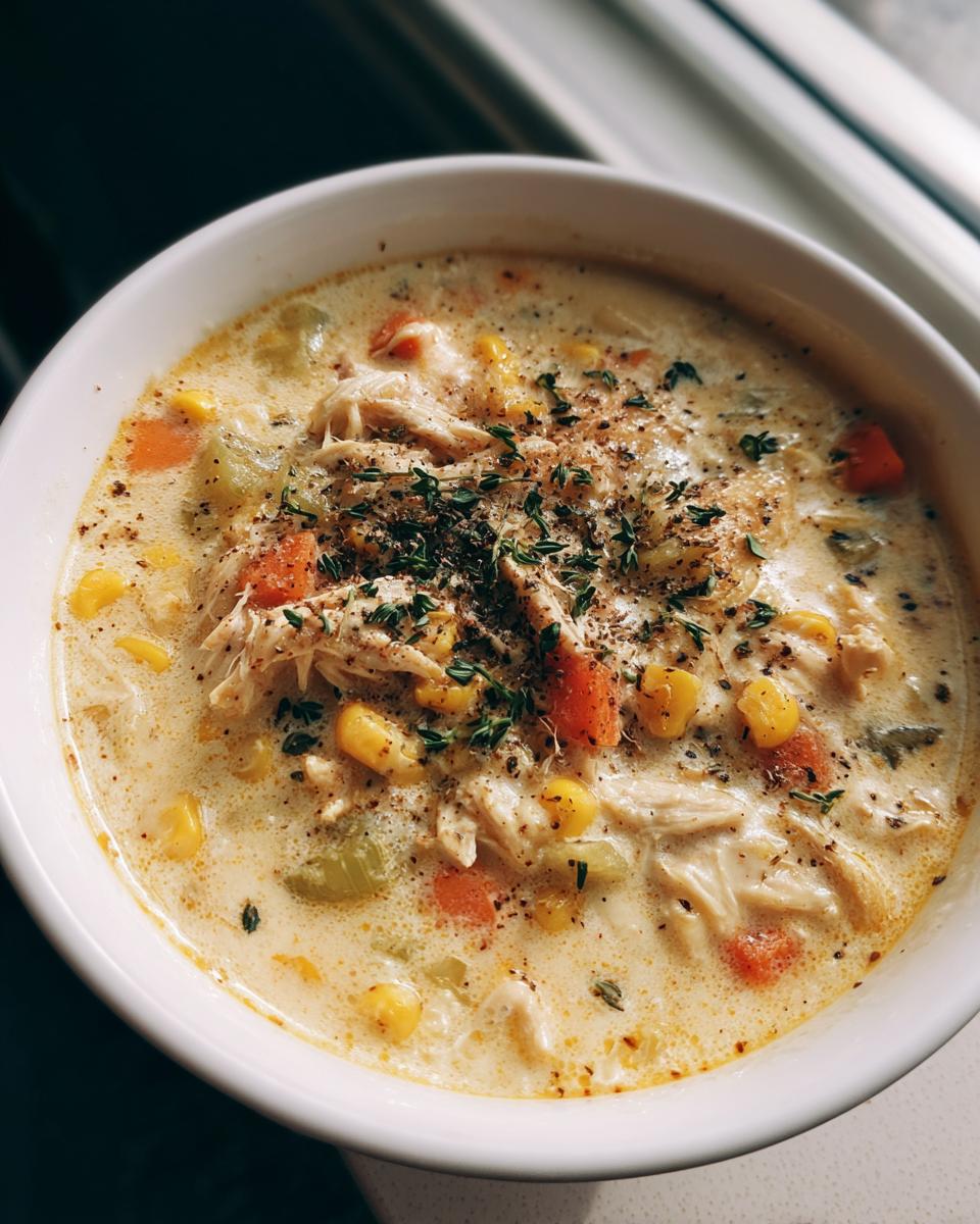 Crockpot Chicken Corn Chowder - detail 3