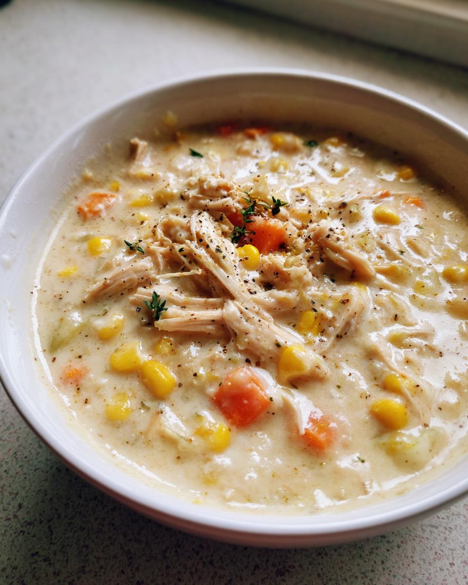 Crockpot Chicken Corn Chowder - detail 4