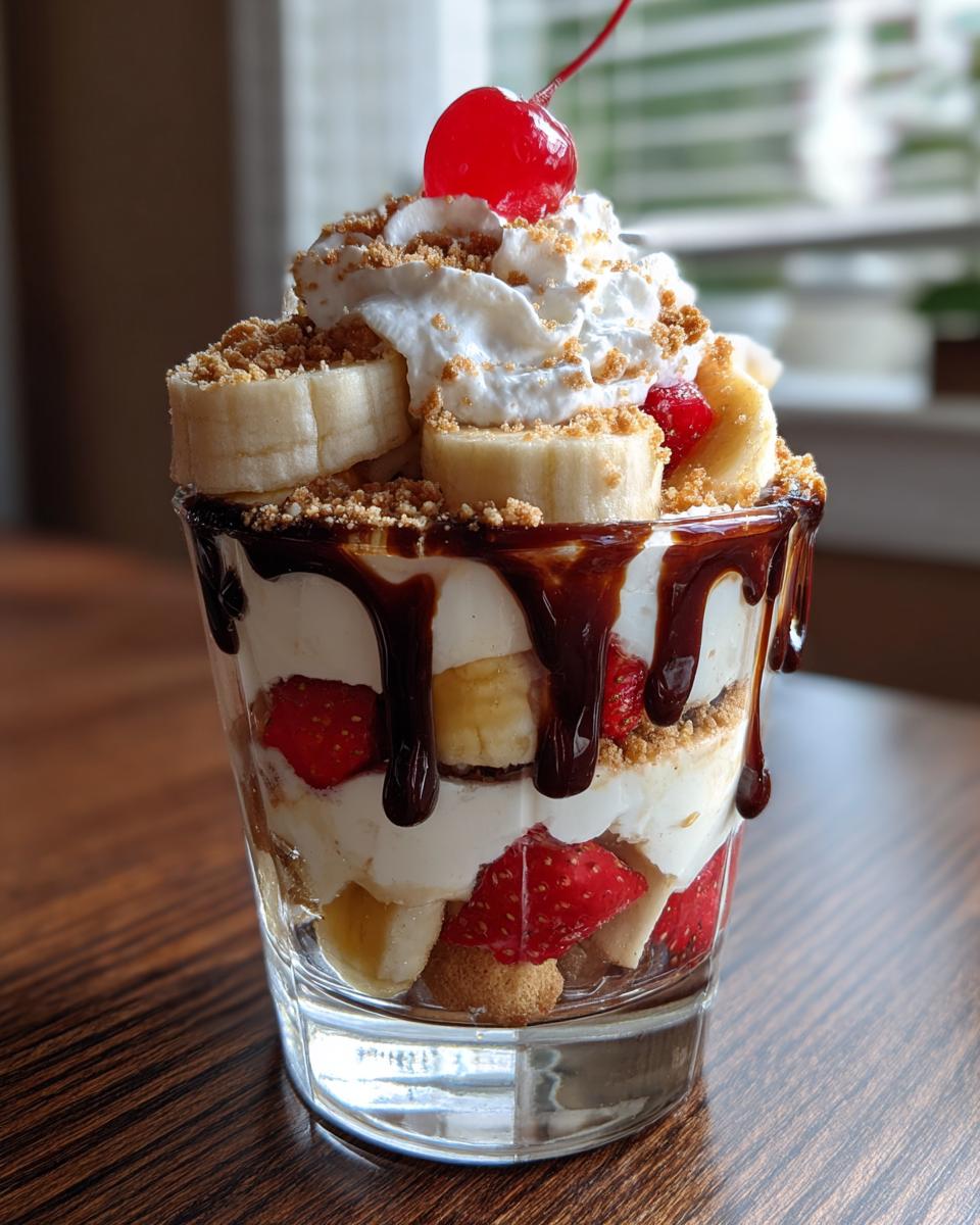 Delightful Banana Split Pudding Parfaits - detail 1