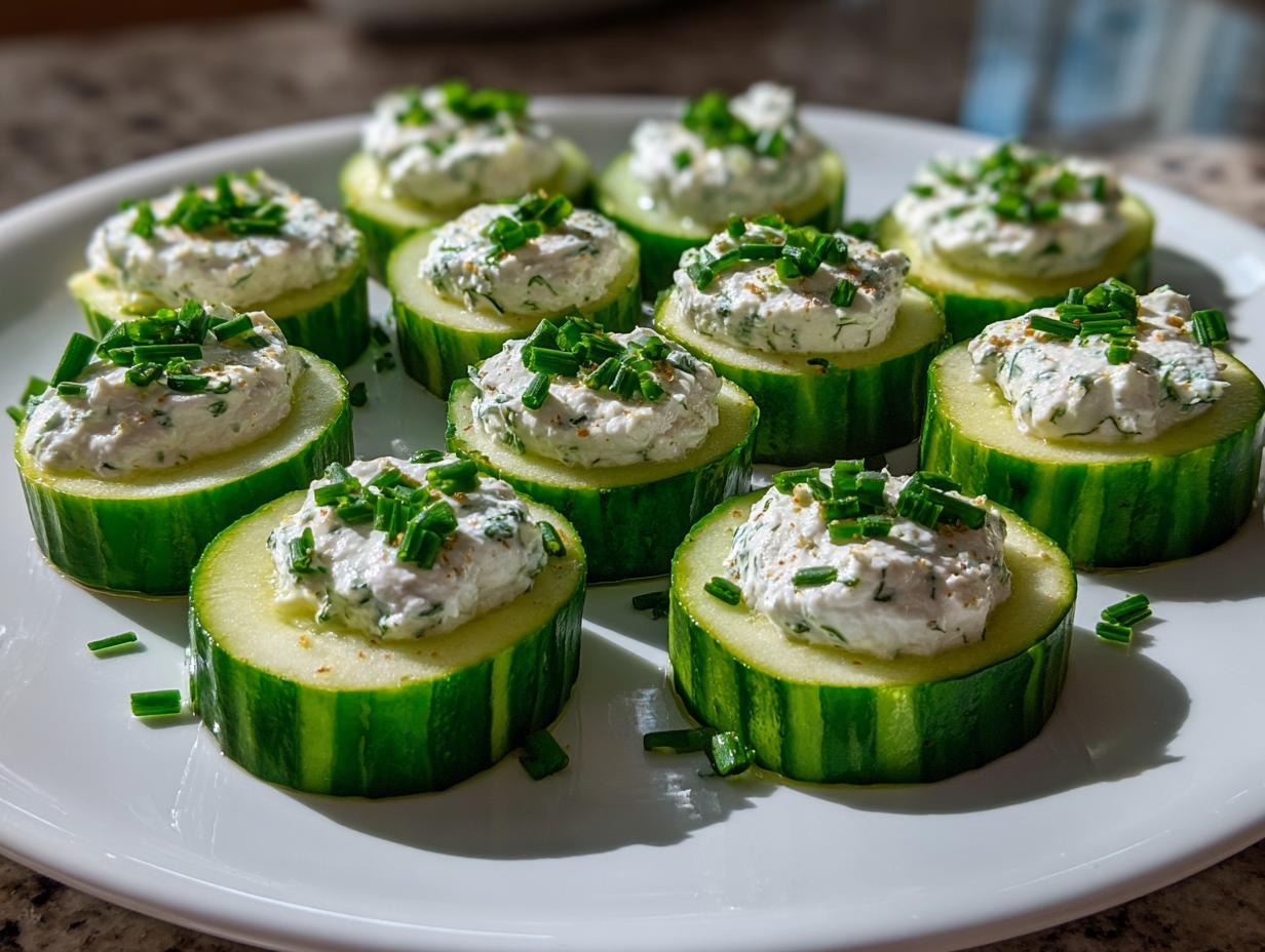 15-Minute Dilly Cucumber Bites: Irresistible Party Magic!