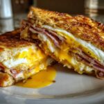 EGG AND HAM BREAKFAST SANDWICH