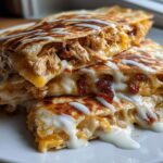 Easy Chicken Bacon Ranch Quesadillas - 20-Minute Meal!