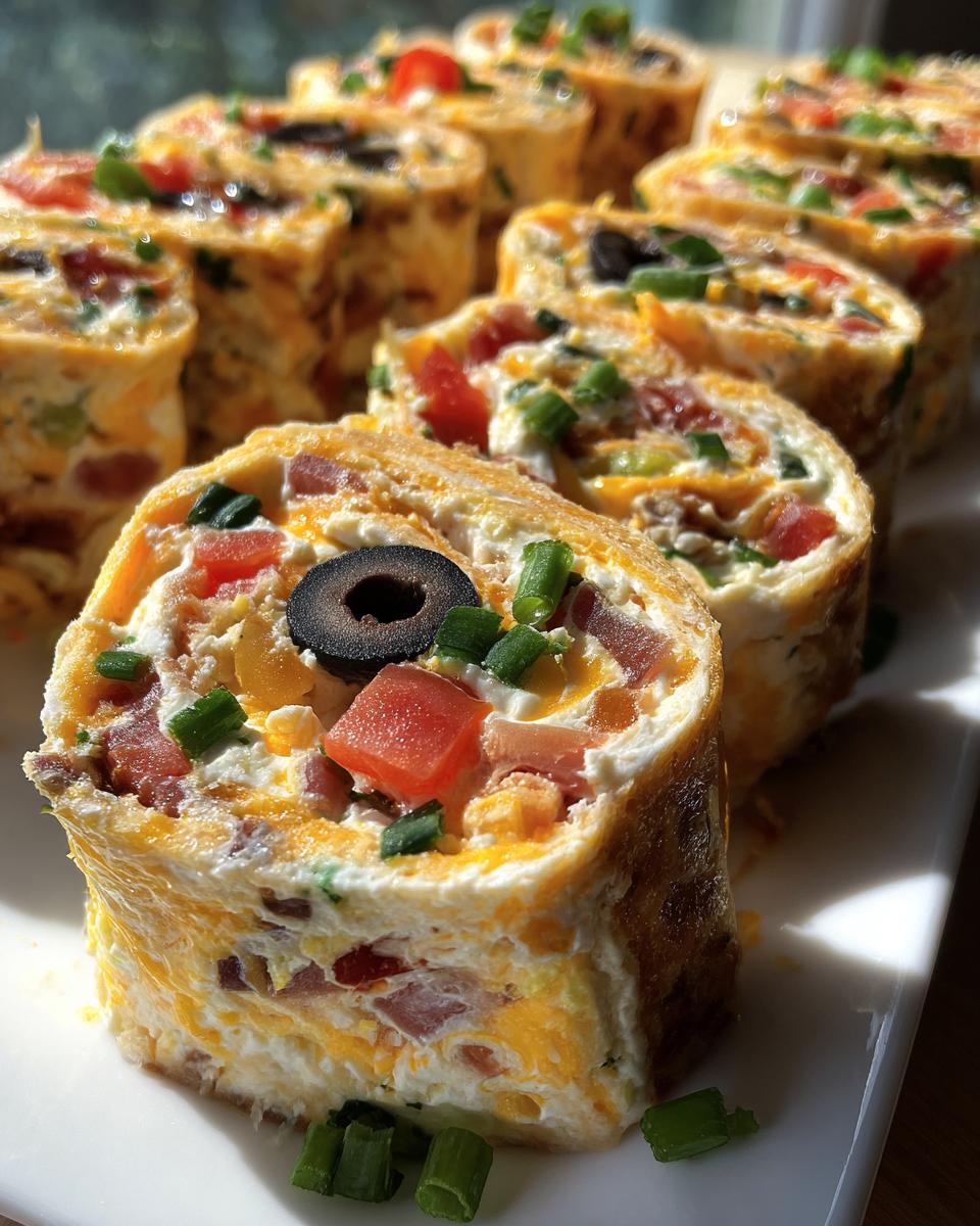 Easy Fiesta Roll Ups (Mexican Pinwheels Recipe) - detail 1