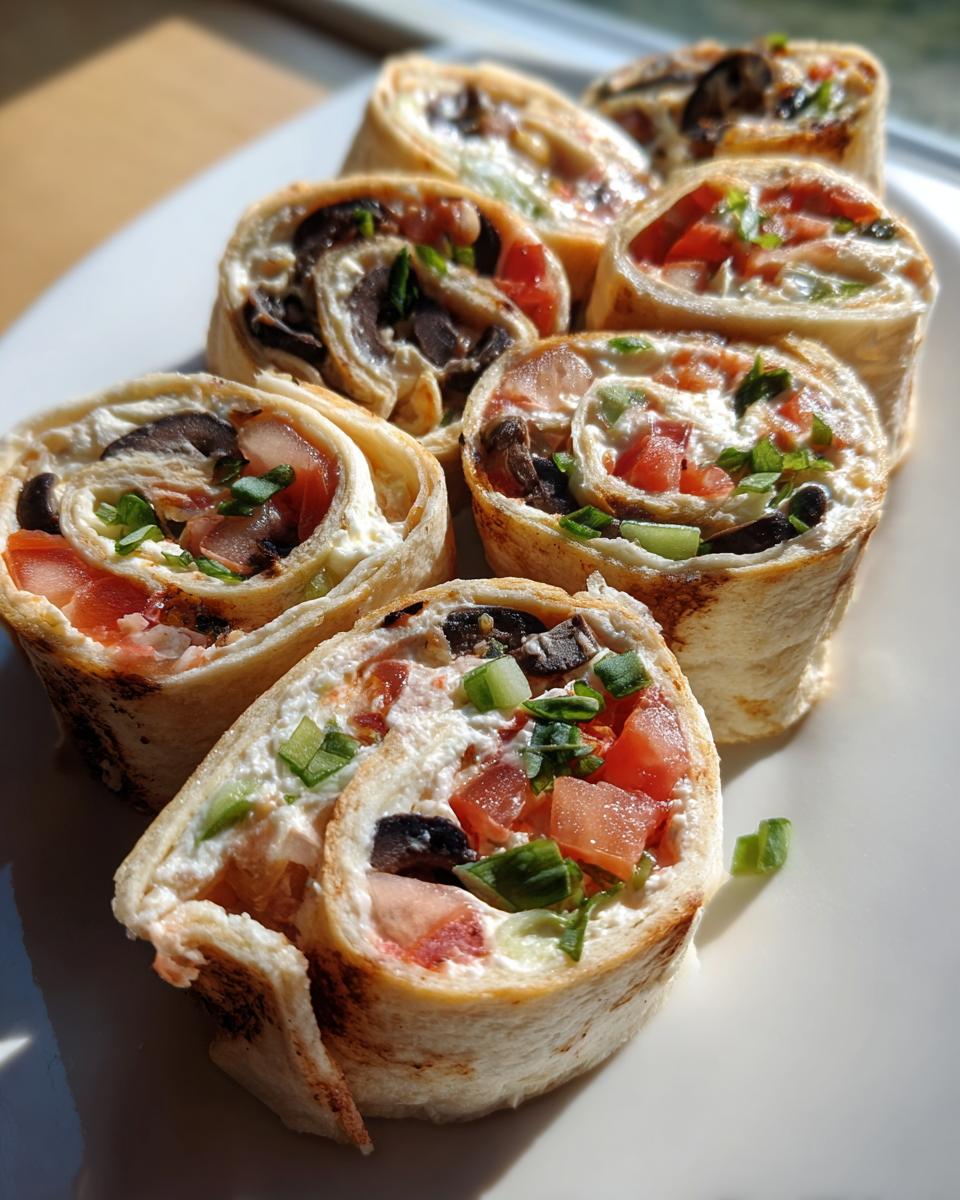Easy Fiesta Roll Ups (Mexican Pinwheels Recipe) - detail 5
