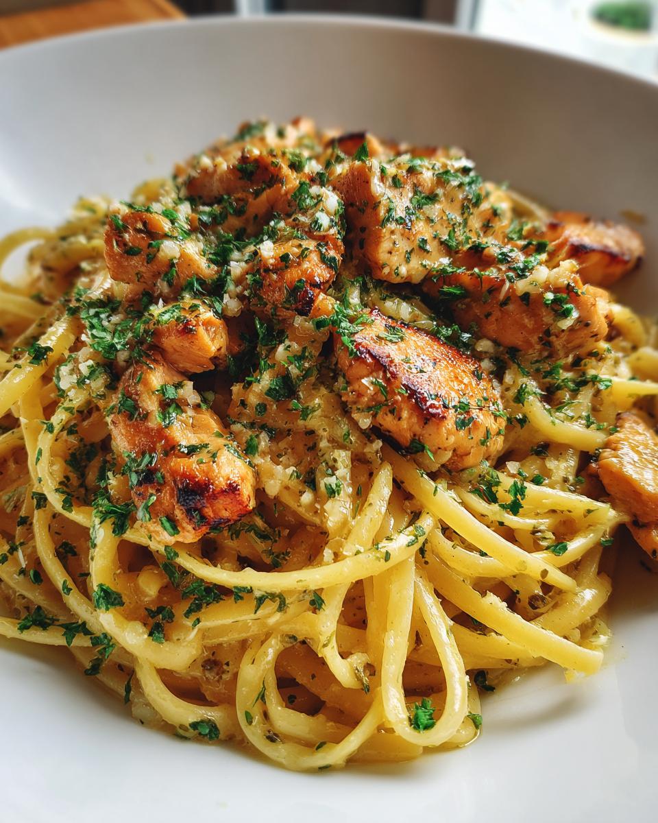 Easy Garlic Parmesan Chicken Pasta Recipe - detail 5
