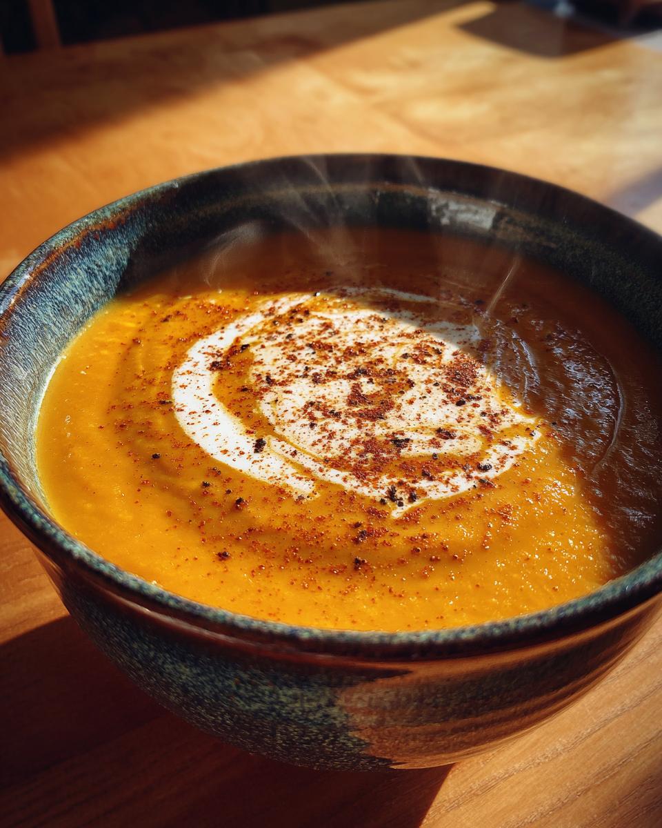 Easy Spiced Carrot and Sweet Potato Soup - detail 4