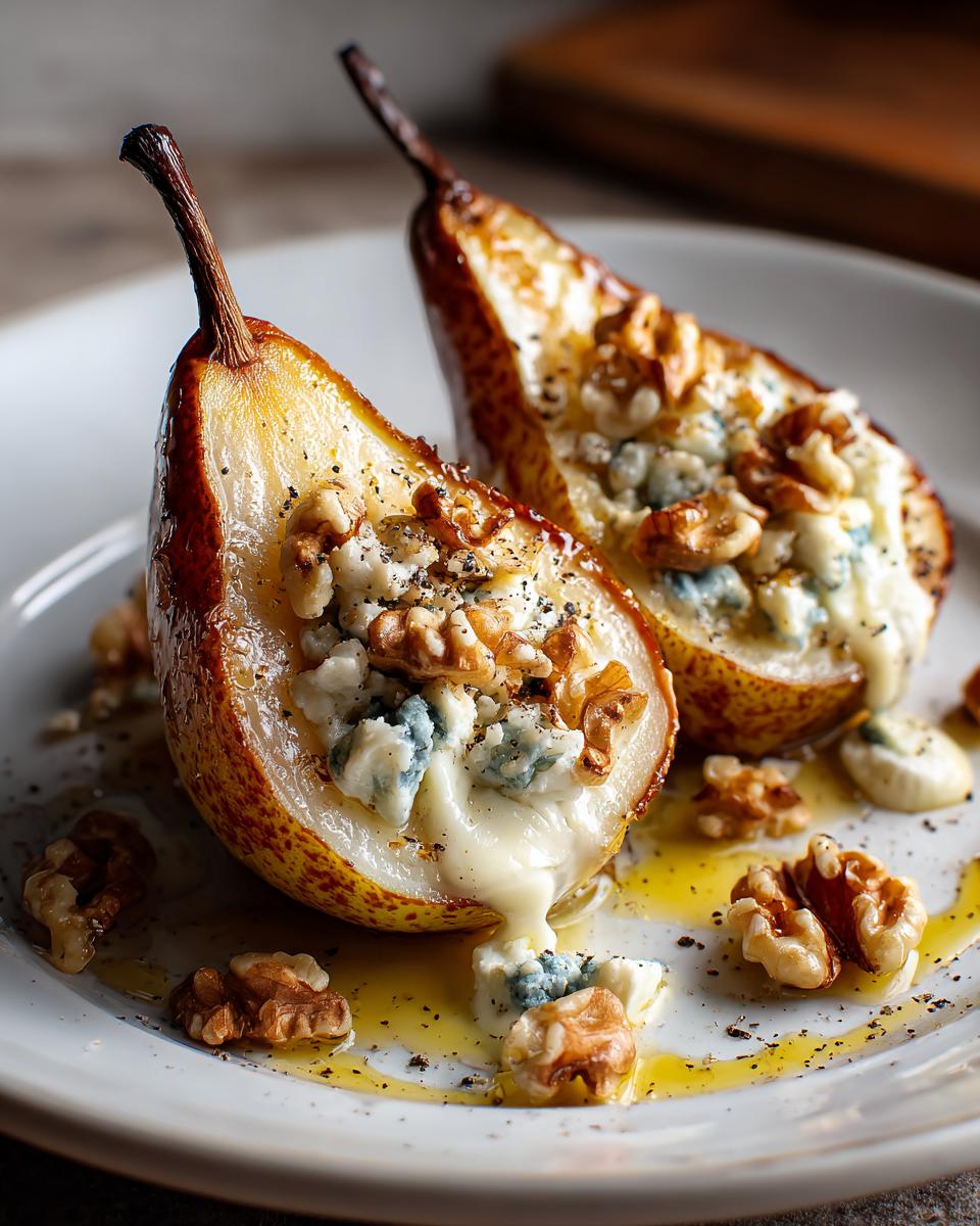Elegant Blue Cheese Stuffed Pears Recipe - detail 1