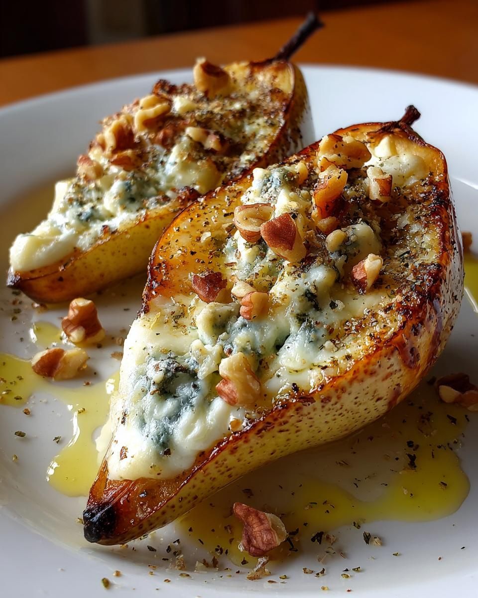 Elegant Blue Cheese Stuffed Pears Recipe - detail 2